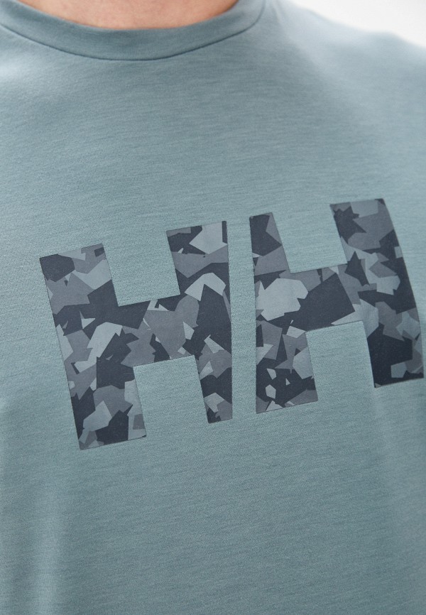 

Футболка Helly Hansen, Бирюзовый, SKOG RECYCLED GRAPHIC T-SHIRT