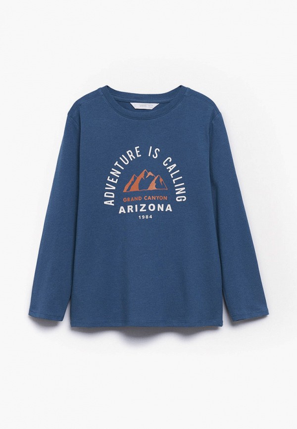 

Лонгслив Mango Kids, Синий, ARIZONA