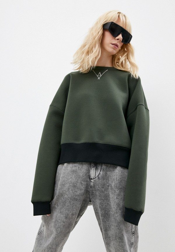 

Свитшот Twinset Milano, Хаки, ACTITUDE