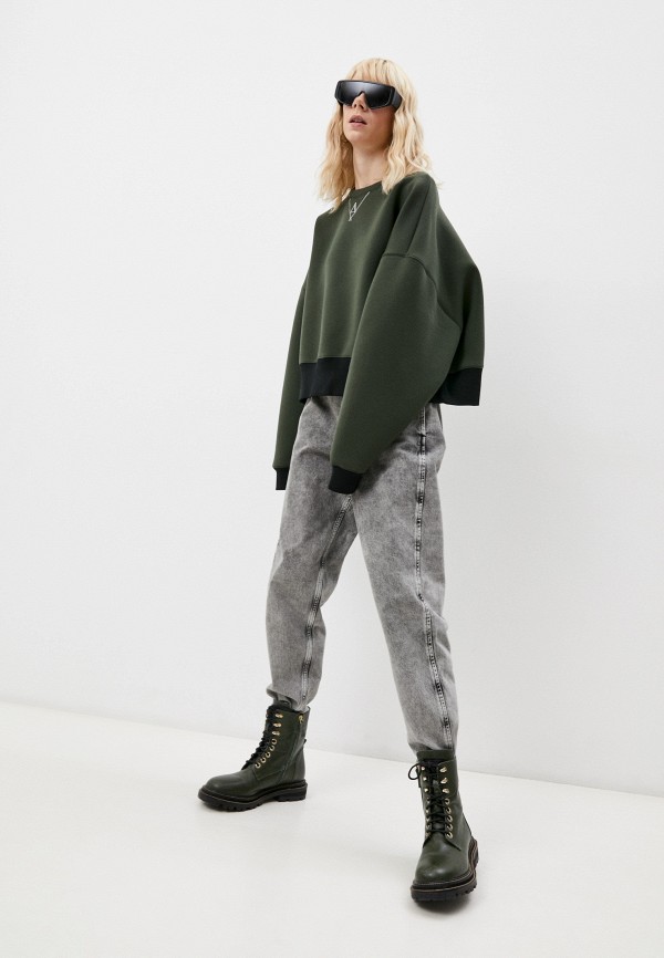 

Свитшот Twinset Milano, Хаки, ACTITUDE