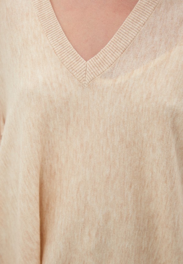 Пуловер Twinset Milano, цвет бежевый, размер 40 212LI3NWW - фото 5