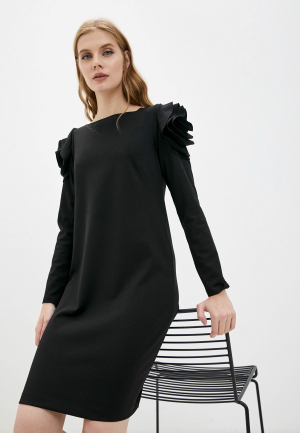 Платье Pietro Brunelli Milano, цвет черный, размер 40 AG0343 LS - фото 1