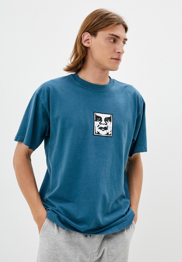 

Футболка Obey, Синий
