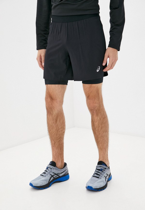 

Шорты спортивные ASICS, Черный, ROAD 2-N-1 7IN SHORT