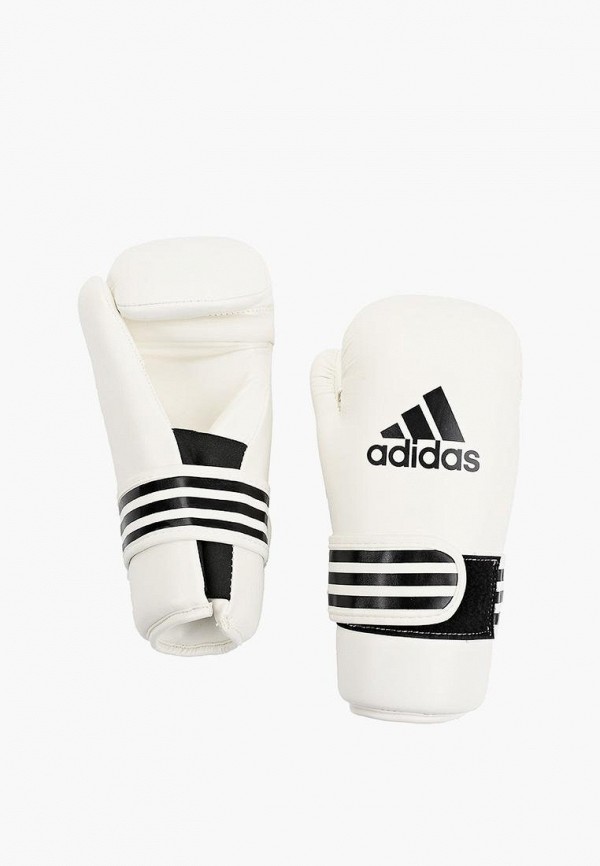 Перчатки боксерские adidas Combat белого цвета