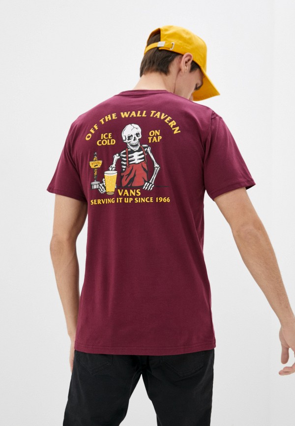 

Футболка Vans, Бордовый, OFF THE WALL TAVERN SS