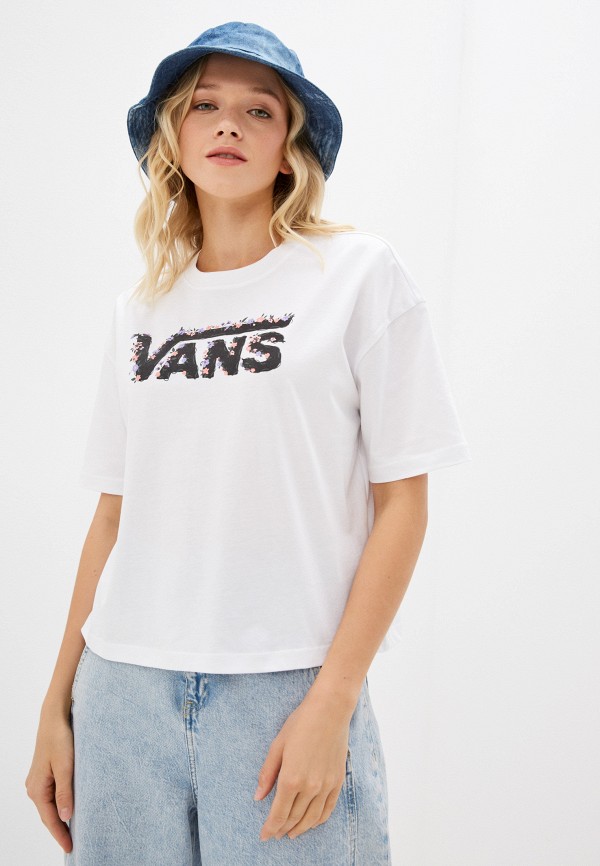 

Футболка Vans, Белый, ROSE GARDEN BOXY