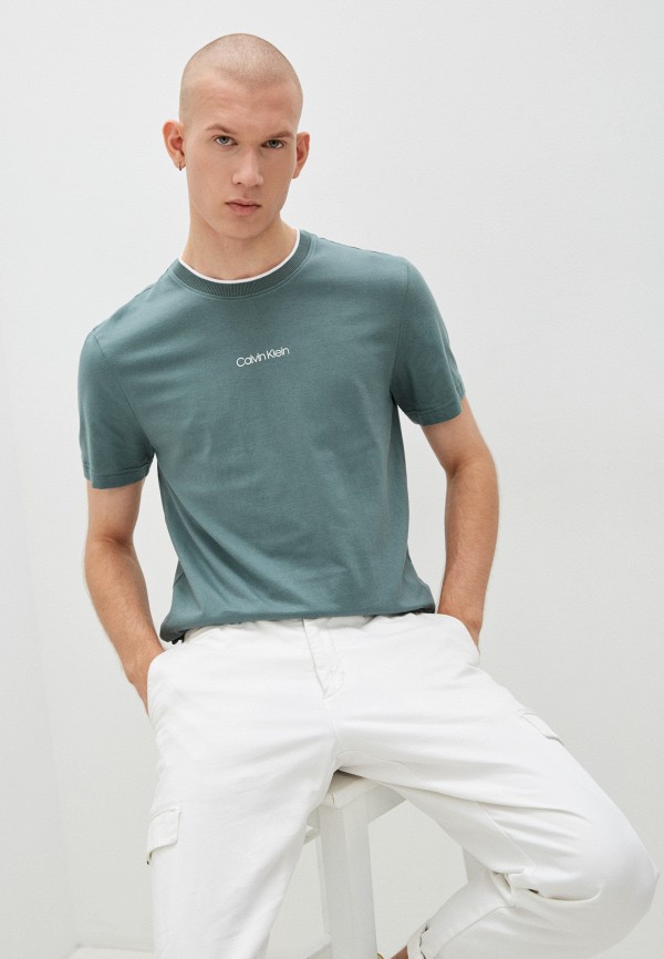 

Футболка Calvin Klein, Бирюзовый