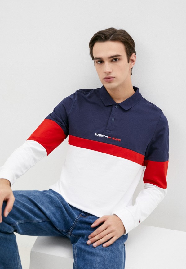 

Поло Tommy Jeans, Синий