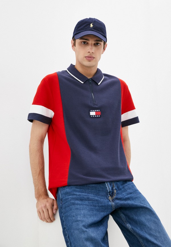 

Поло Tommy Jeans, Синий