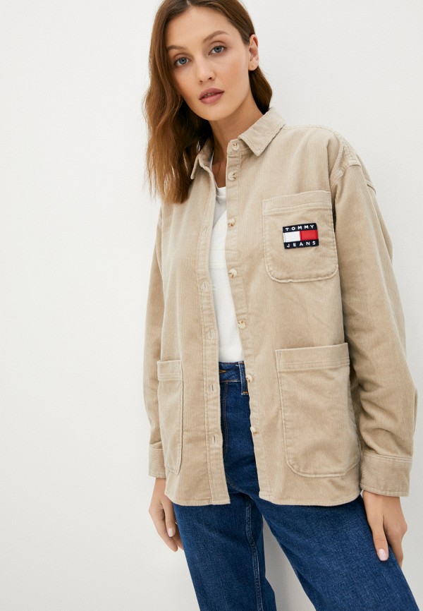 

Рубашка Tommy Jeans, Бежевый