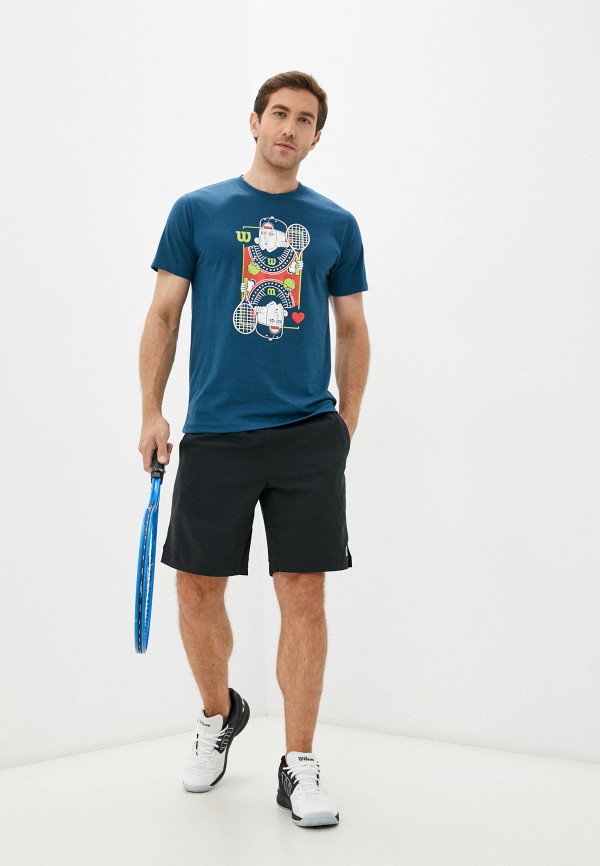 

Футболка Wilson, Синий, M KING TECH TEE