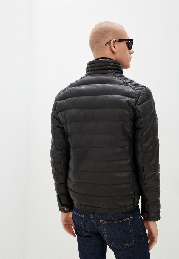 Куртка кожаная Blouson FUNGO, цвет коричневый, размер 48 601 - фото 4