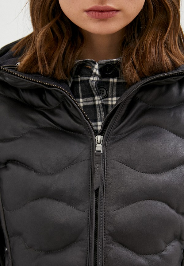 Куртка кожаная Blouson MARY, цвет черный, размер 42 503 - фото 6