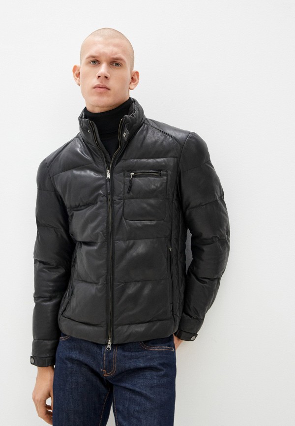 

Куртка кожаная Blouson, Черный, DAVIS