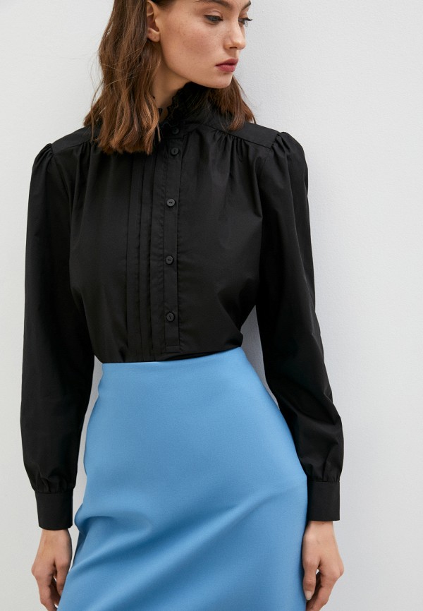 Блуза Alberta Ferretti, цвет черный, размер 40 A0214-5126 - фото 1