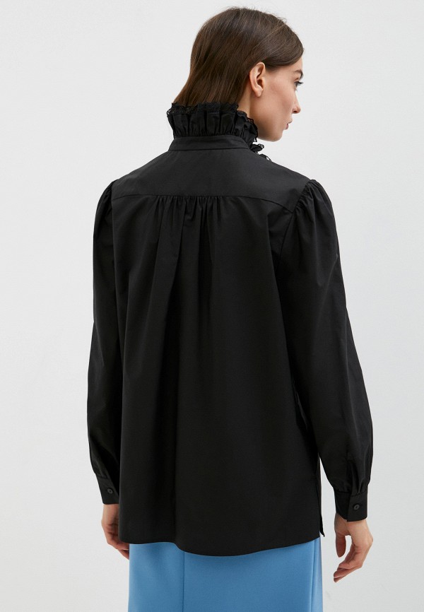 Блуза Alberta Ferretti, цвет черный, размер 40 A0214-5126 - фото 4