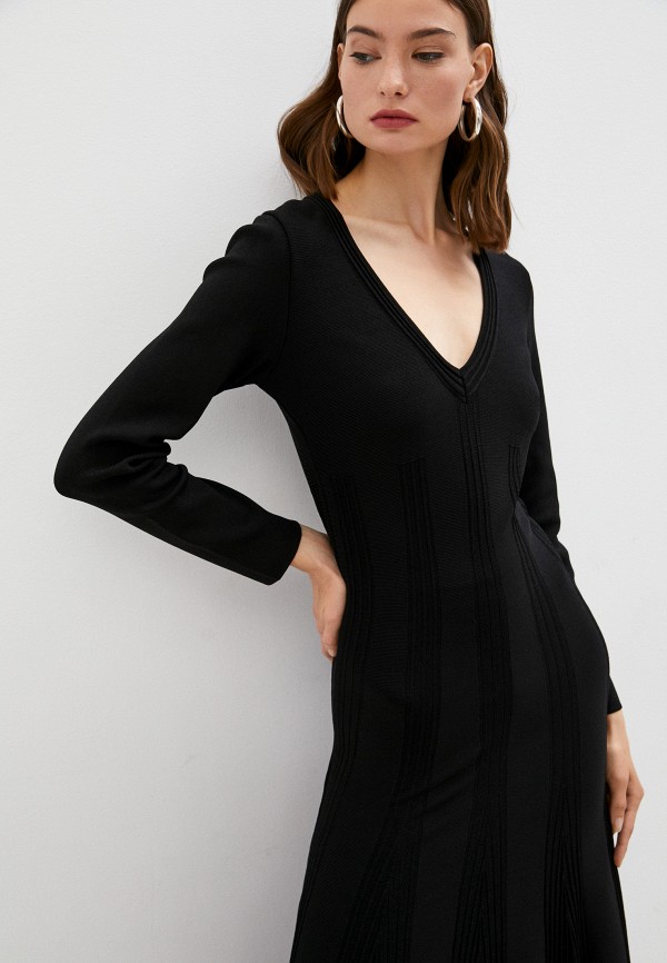 Платье Alberta Ferretti, цвет черный, размер 40 V0483-5108 - фото 3
