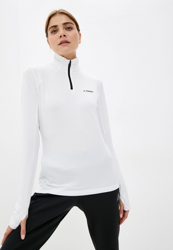 

Лонгслив adidas, Белый, W MULTI 1/2 FL