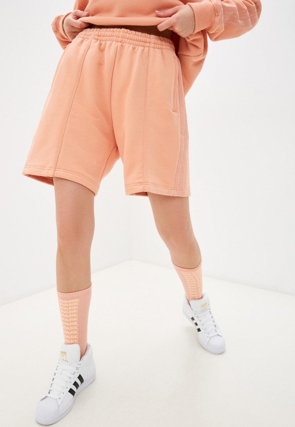 Шорты спортивные adidas Originals оранжевого цвета