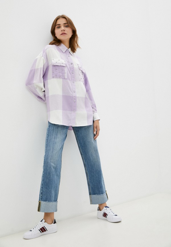 

Рубашка River Island, Фиолетовый