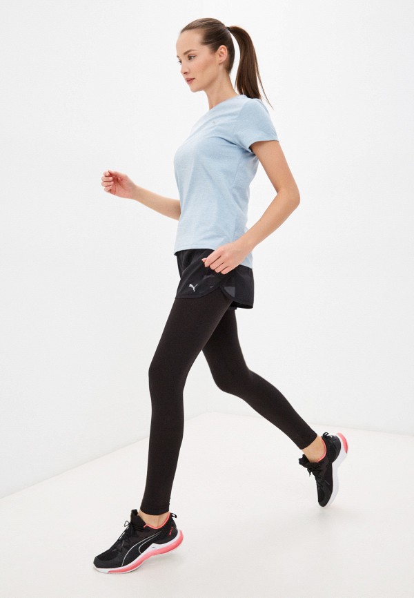 

Футболка спортивная PUMA, Голубой, RUN FAVORITE HEATHER SS TEE W