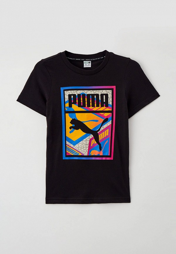 

Футболка PUMA, Черный, Street Art Graphic Tee B