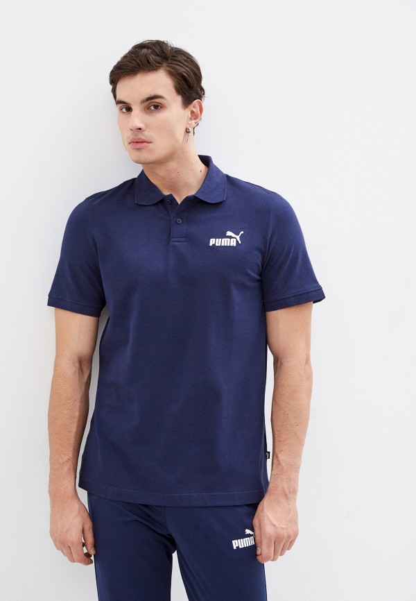 

Поло PUMA, Синий, ESS Pique Polo