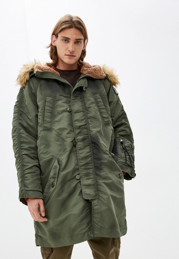 Diesel green parka best sale