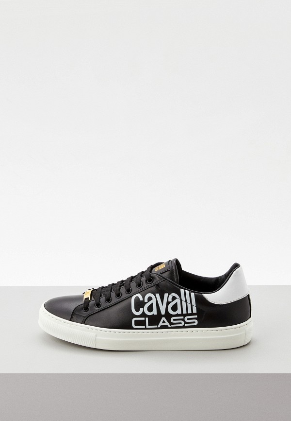 Кеды Cavalli Class черного цвета