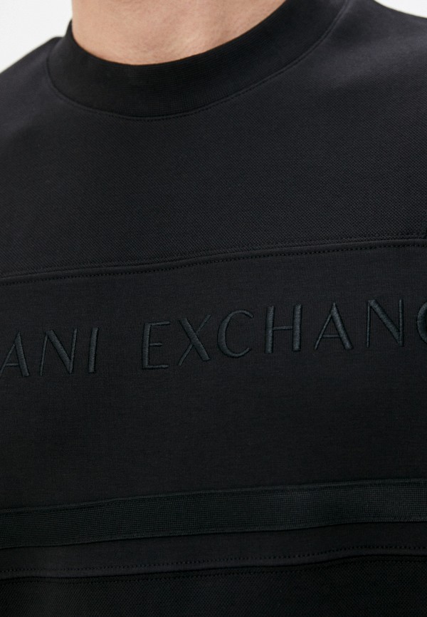 Свитшот Armani Exchange, цвет черный, размер 46 6KZMFP ZJ6MZ - фото 5
