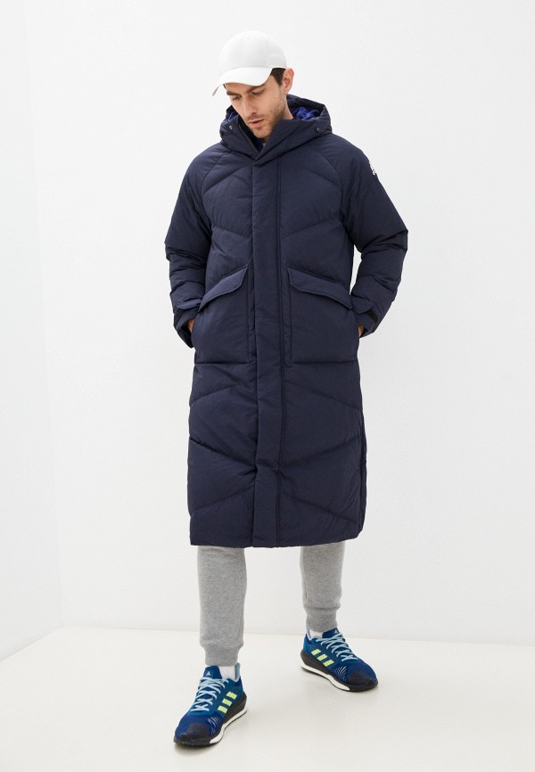 

Пуховик adidas, Синий, BIG BAFFLE COAT