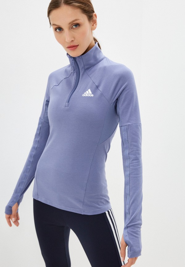 

Лонгслив спортивный adidas, Фиолетовый, W MT HZ LS