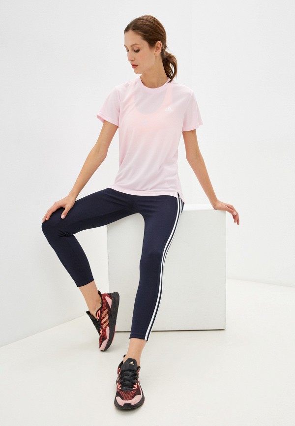 

Футболка спортивная adidas, Розовый, W 3S T