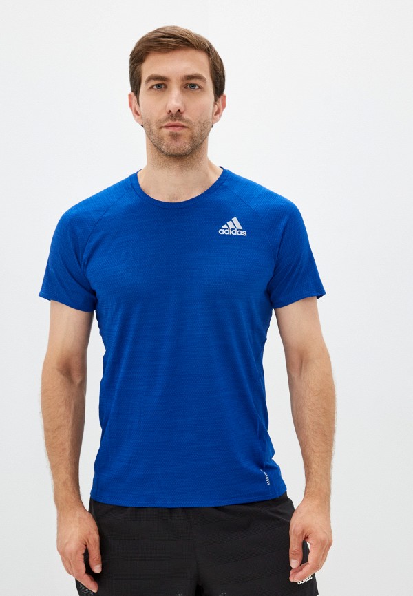 

Футболка спортивная adidas, Синий, ADI RUNNER TEE