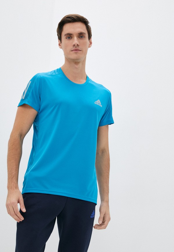 

Футболка спортивная adidas, Голубой, OWN THE RUN TEE