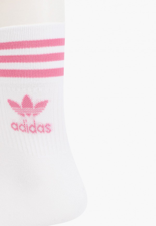 

Носки 3 пары adidas Originals, Белый, MID CUT CRW SCK