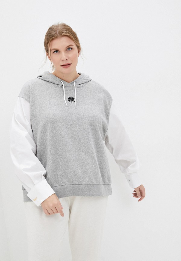 

Худи Nike, Серый, W NSW ICN CLSH FLC GX HD PLUS