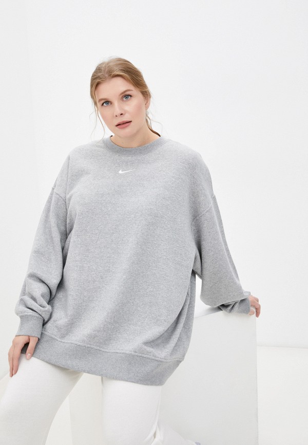 

Свитшот Nike, Серый, W NSW ESSNTL FLC CREW CLC PLUS