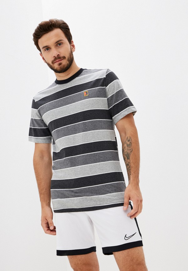 

Футболка Nike, Серый, M NKCT EMB STRIPES TEE