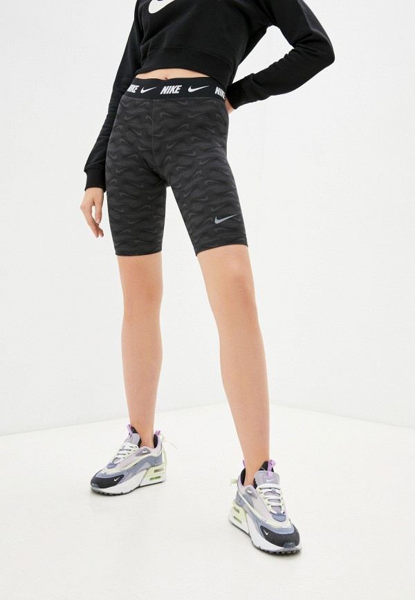 

Шорты компрессионные Nike, Серый, W NSW SHORT AOP PRNT LGGNG