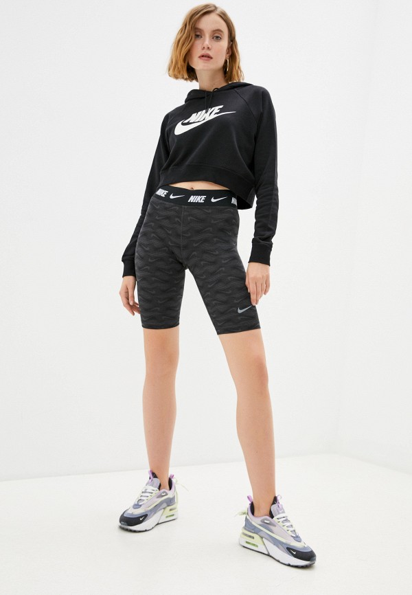 

Шорты компрессионные Nike, Серый, W NSW SHORT AOP PRNT LGGNG
