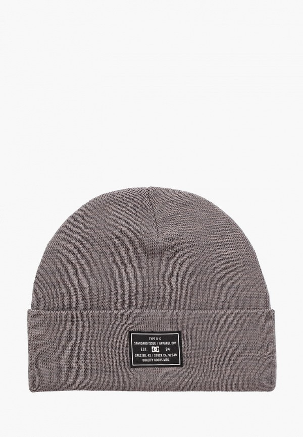 

Шапка DC Shoes, Серый, LABEL BEANIE HDWR KPV0