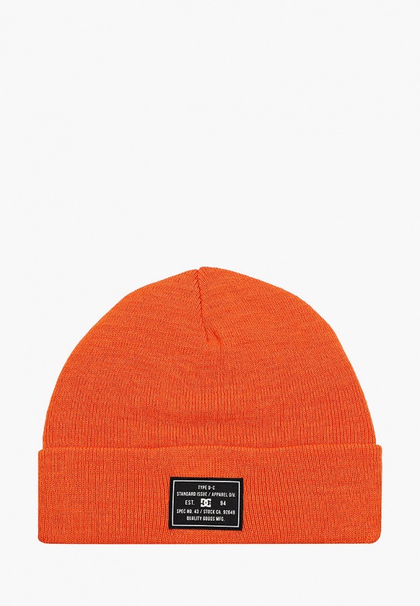 

Шапка DC Shoes, Оранжевый, LABEL BEANIE HDWR NZN0