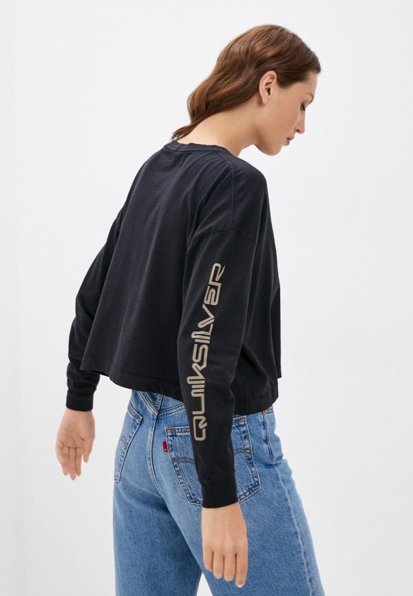 

Лонгслив Quiksilver, Черный, OVERCROPLS W TEES KVJ0