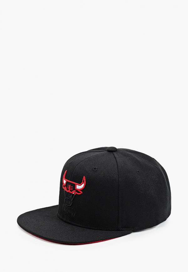

Бейсболка Mitchell & Ness, Черный, NBA CHICAGO BULLS Black Dip Down Snapback HWC