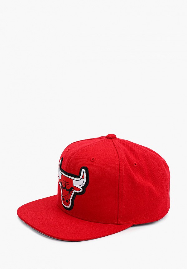 

Бейсболка Mitchell & Ness, Красный, NBA CHICAGO BULLS Pop Back Snapback