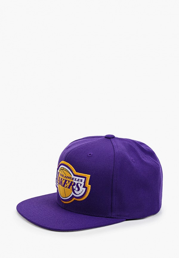 

Бейсболка Mitchell & Ness, Фиолетовый, NBA LOS ANGELES LAKERS Pop Back Snapback
