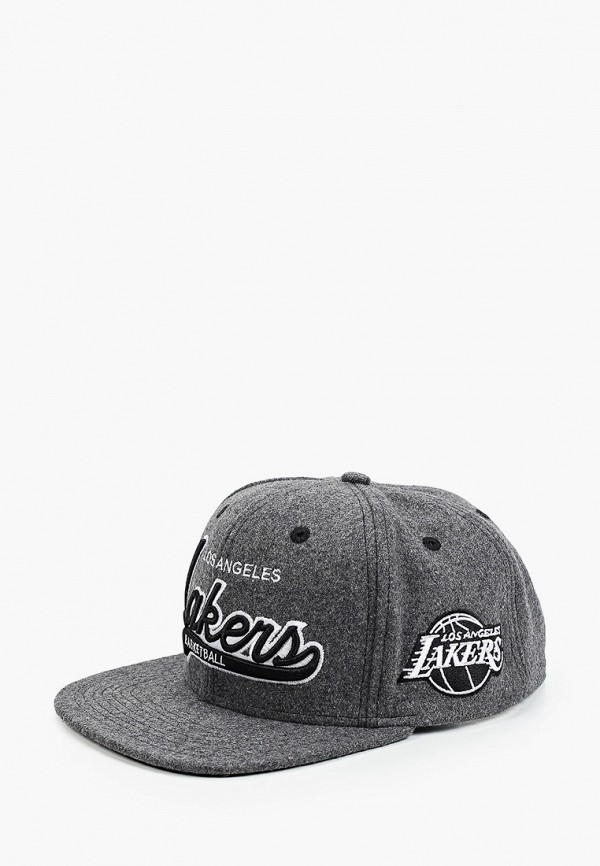 

Бейсболка Mitchell & Ness, Серый, NBA Los Angeles Lakers MELTON COD SNAPBACK NBA