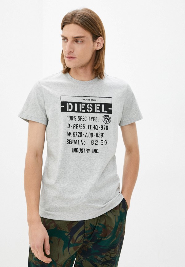 

Футболка Diesel, Серый